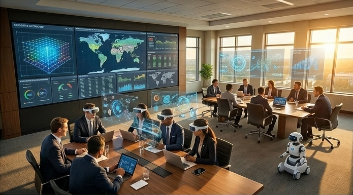 AI consulting illustration